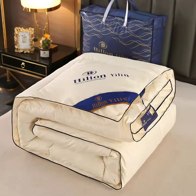 Casa 100% Poliéster Espessado Quente 5 Estrelas Hilton Hotel Textil Enchimento Quilt Colchão de Cama