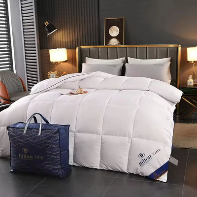 Casa 100% Poliéster Espessado Quente 5 Estrelas Hilton Hotel Textil Enchimento Quilt Colchão de Cama
