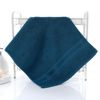 Melhore a sua experiência de spa com uma toalha de algodão de cor sólida de 34*34cm