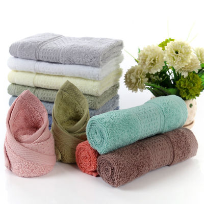 Home Hotel Spa Toalhas de algodão quadradas 34*34cm para crianças pequenas e bebês