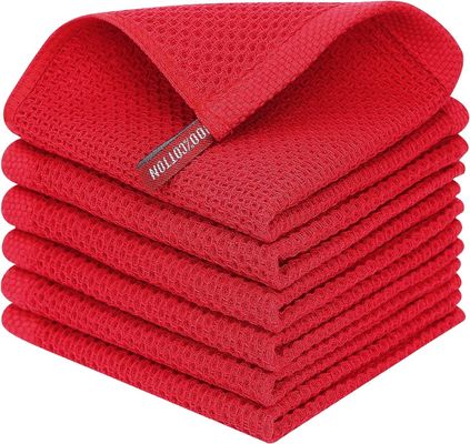 O conjunto de toalhas de cozinha da Amazon é macio, ecológico e fácil de limpar com toalhas quadradas de waffle
