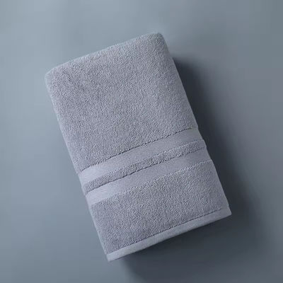 Toalha hipoalergênica de cor personalizada 100% algodão mais espesso e absorvente macio
