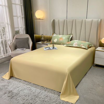 Princesa de luxo roupa de cama de seda lavada 4 peças preenchidas com lençóis suaves e respiráveis