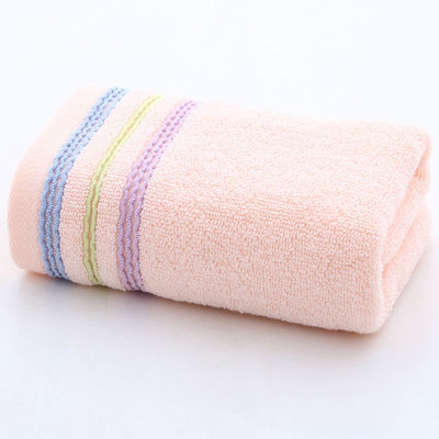 100% algodão Dobby Multicolor Towel Set para experiência de banho suave e absorvente