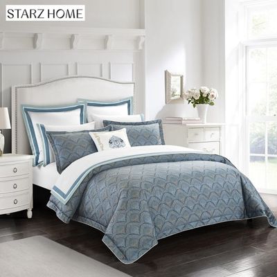 King Size 4 Pieces Set de roupa de cama feita de algodão 100% Kit de quatro peças para casamento