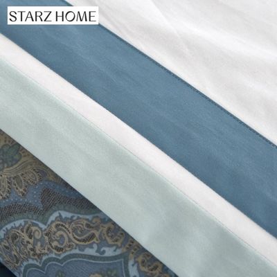 King Size 4 Pieces Set de roupa de cama feita de algodão 100% Kit de quatro peças para casamento