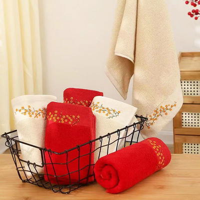 Toalha de banho de limpeza de pés para uso doméstico sustentável para produção de toalhas de bordados de algodão personalizados