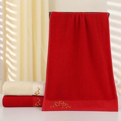 Toalha de banho de limpeza de pés para uso doméstico sustentável para produção de toalhas de bordados de algodão personalizados