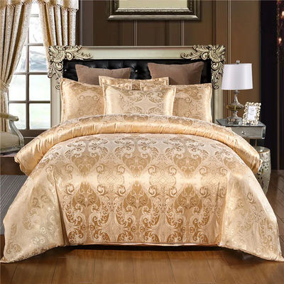 Padrões Nacionais Grau de Resistência de Cor Satin Silt Setes de roupa de cama de hotel em estilo europeu