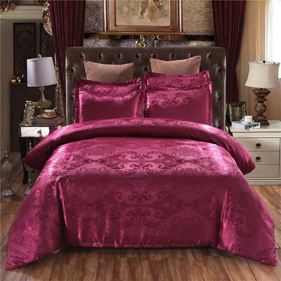 Padrões Nacionais Grau de Resistência de Cor Satin Silt Setes de roupa de cama de hotel em estilo europeu