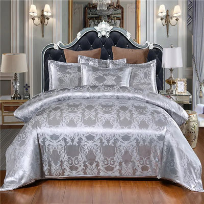 Padrões Nacionais Grau de Resistência de Cor Satin Silt Setes de roupa de cama de hotel em estilo europeu