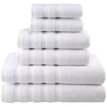 Conjunto de toalhas de 160 g de alta absorção com material de algodão grosso e super macio
