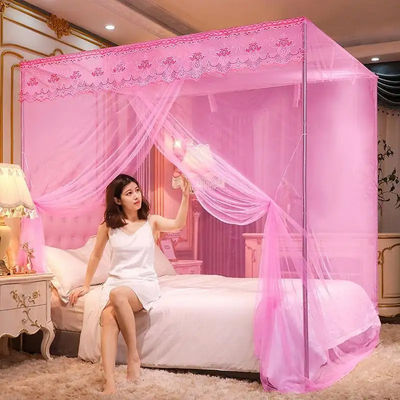 Logotipo personalizado Folhável Adultos Mosquito Net para cama Proteja sua família de insetos