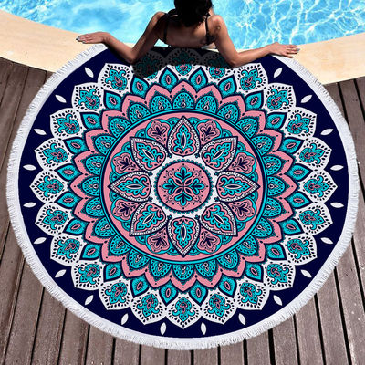 Toalha de praia tecida de alta capacidade de absorção ideal para casa, hotel, desporto, viagens e presentes