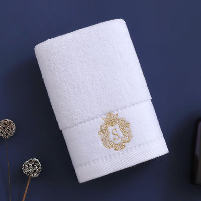 Conjunto de toalhas de hotel de luxo com logotipo bordado e logotipo OEM