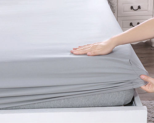 Super King Size Solid Microfiber Lençóis de Cama Conjunto com Tecido e serviço OEM