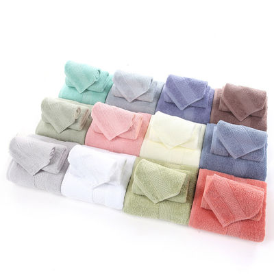 Set de toalhas de algodão de 70*140cm para Hotel Home Beach 3pcs Toalhas de banho absorventes