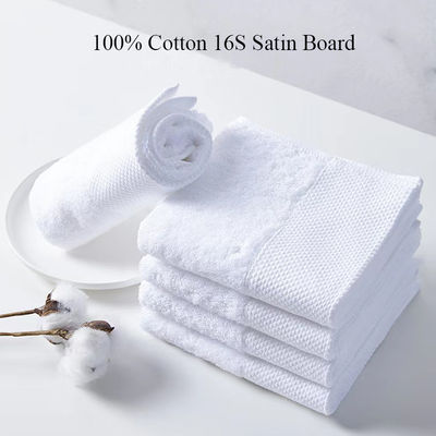 Set de toalhas de banho de hotel de cinco estrelas com tamanho personalizado em SOLID COLOR 16S Toalha de algodão