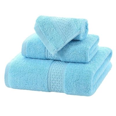 Set de toalhas de algodão de 70*140cm para Hotel Home Beach 3pcs Toalhas de banho absorventes