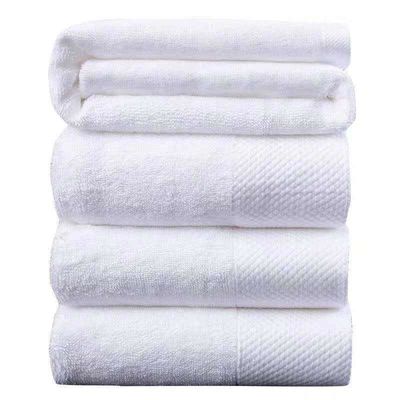 Experimente o melhor do Spa da Casa e do Hotel com o nosso conjunto de toalhas de banho de algodão branco