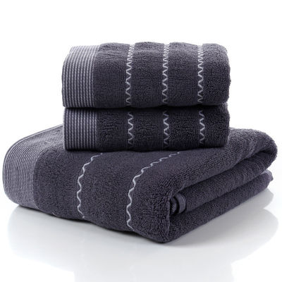 Absorvente espessado 3pcs/1set Toalhas para Casa Hotel Regalo Sustentável Tecido 100% de algodão