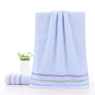 Toalha de rosto branca simples de algodão egípcio de luxo para banho de hotel