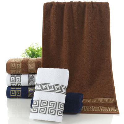 Hotel e Casa Retângulo 32S Toalha de bordado de algodão Jacquard em conjunto de design personalizado