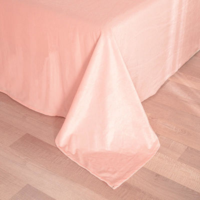Rainbow Color Falsa Pelúcia Veludo Fluffy Plush Lençóis de Cama Conjunto para Casa Moderna e Decoração