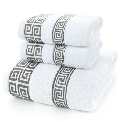 Toalhas para o rosto de banho de água de algodão penteado puro de 30*30cm 35*75cm e 70*140cm