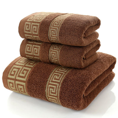 Toalhas para o rosto de banho de água de algodão penteado puro de 30*30cm 35*75cm e 70*140cm