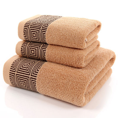 Toalhas para o rosto de banho de água de algodão penteado puro de 30*30cm 35*75cm e 70*140cm