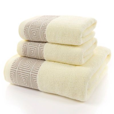Toalhas para o rosto de banho de água de algodão penteado puro de 30*30cm 35*75cm e 70*140cm