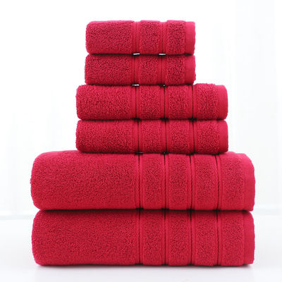 Conjunto de toalha de algodão extra grande para hotel Home Spa 6 peças/conjunto