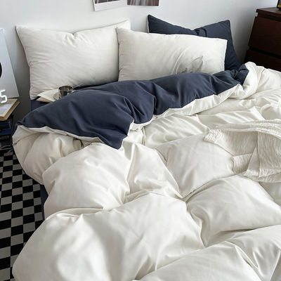 Impressão reativa 4 peças de roupa de cama de poliéster com 2 almofadas