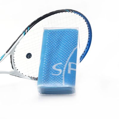 Toalha esportiva de algodão tecido colorido 27.5*110 tamanho Logo perfeito para badminton e tênis