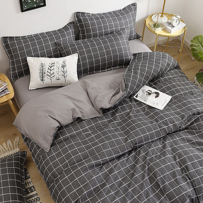 Fornecer 100% tecido de poliéster luxuoso cobertor de cobertor de cama conjunto com 2pcs caixa de almofada