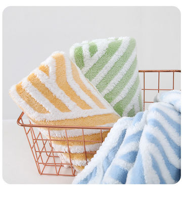 Tela de limpeza de fibra microfibra espessada de tecido sustentável Jacquard Coral Velo Dishcloth