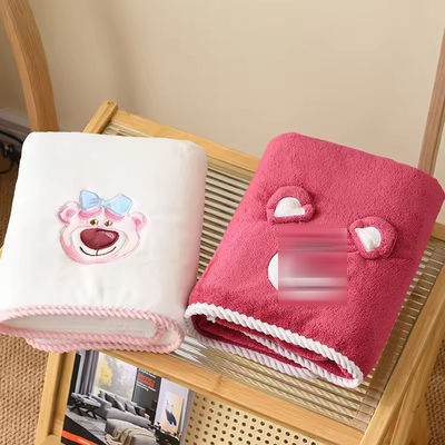 Polyester / algodão 2PCS espessado conjunto de toalha de banho para a praia conjunto de toalha presentes de casamento