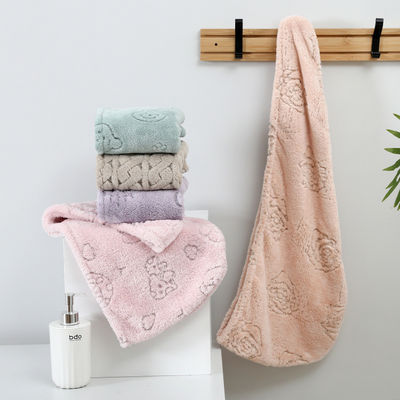 Microfibra suave e amigável para a pele Cap de cabelo seco rápido absorvente 65 * 25cm padrão de novidade