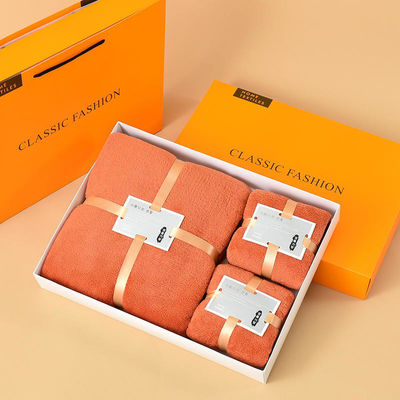 Conjunto de toalhas de veludo de coral Logotipo personalizado Toalhas de banho de microfibra de cabelo Desporto Toalha de bebé com capuz