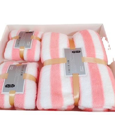 Depilação espessada Tricoteada Plush Cationic Set 3 em 1 Toalha para banheiro designer como mostrado