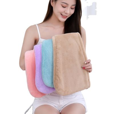 Capuz de secagem de cabelo de alta densidade para mulheres 88g-90g Turbante de secagem rápida com bordados de desenhos animados