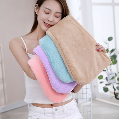 Capuz de secagem de cabelo de alta densidade para mulheres 88g-90g Turbante de secagem rápida com bordados de desenhos animados