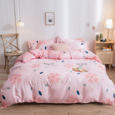 Impressão Reativa Luxury 4pcs Set de roupa de cama para personalizado Single Double Queen King Size