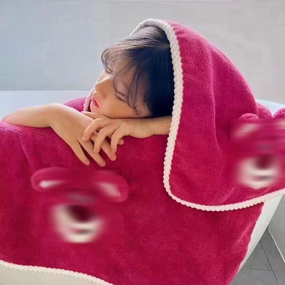 Super Forte Absorção de Água Casa Toalha de Banho para Bebê Conjunto de Coral Veludo Conjunto com padrão de desenho animado