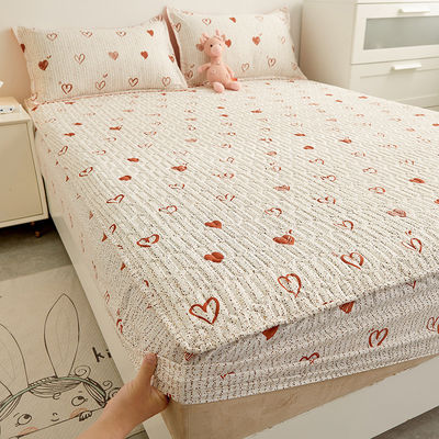 Cobertura de colchão impermeável dobrado para casa hotel totalmente cercado proteção de roupa de cama