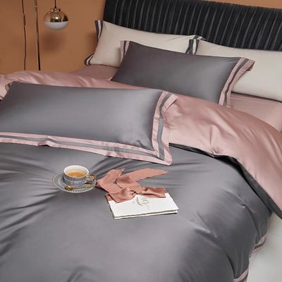 Mercury Home Textile 80s 400TC Set de roupa de cama Alta meticulosa algodão King Size lençóis de cama