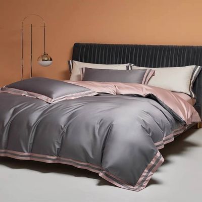 Mercury Home Textile 80s 400TC Set de roupa de cama Alta meticulosa algodão King Size lençóis de cama