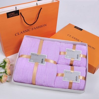 Conjunto de luxo à prova de crianças 3 em 1 Conjunto de toalhas de banho de design de hotel de lã de coral