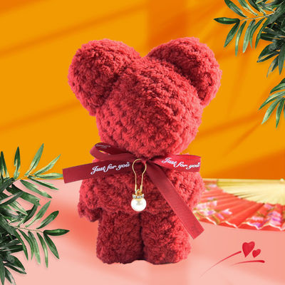 Melhor Presente Marca Privada Duche de Urso Bonito Microfibra Soft Gift Sets Toalhas Faciais 35*75cm
